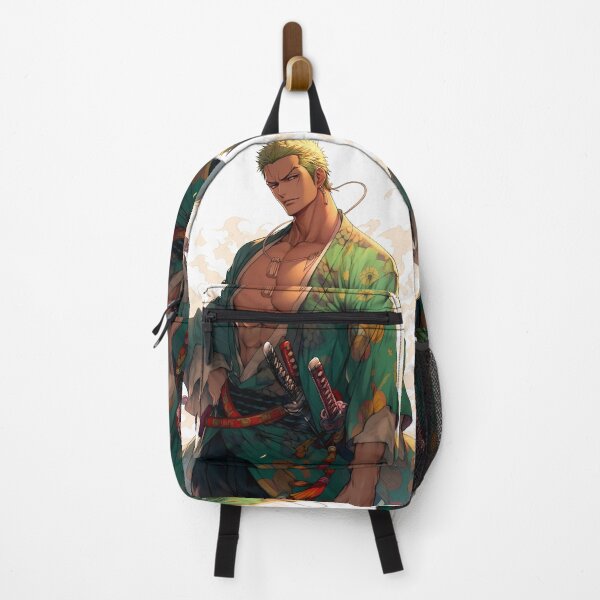 Item preview, Roronoa Zoro One Piece Green Kimono Samurai Aura designed and sold by BrianRayan.