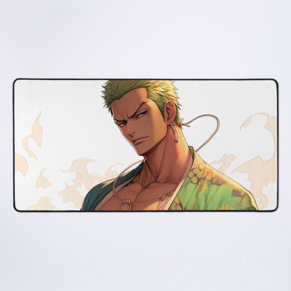 Item preview, Roronoa Zoro One Piece Green Kimono Samurai Aura designed and sold by BrianRayan.