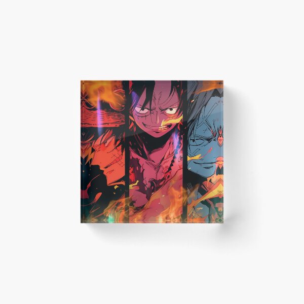 Item preview, Monkey D Luffy One Piece Fiery Trio Pirate Mood designed and sold by BrianRayan.