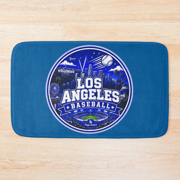 Item preview, Los Angeles Baseball Varsity Block Badge designed and sold by TKOprintdesigns.