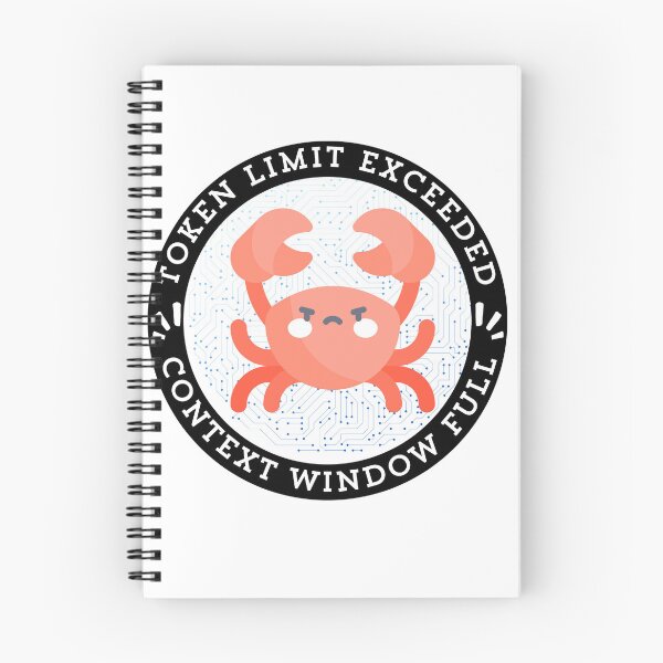 Item preview, Token limit exceeded - Context window full designed and sold by Wear your geek.