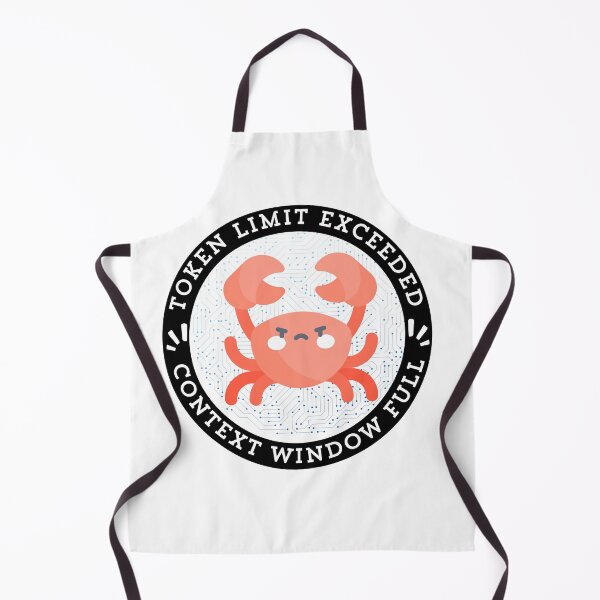 Item preview, Token limit exceeded - Context window full designed and sold by Wear your geek.