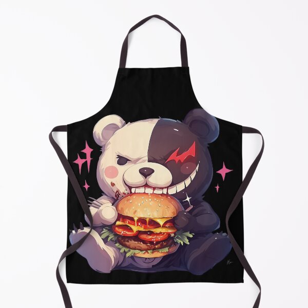 Item preview, Monokuma Danganronpa Chibi Kawaii Burger Grin designed and sold by earlobejerk.