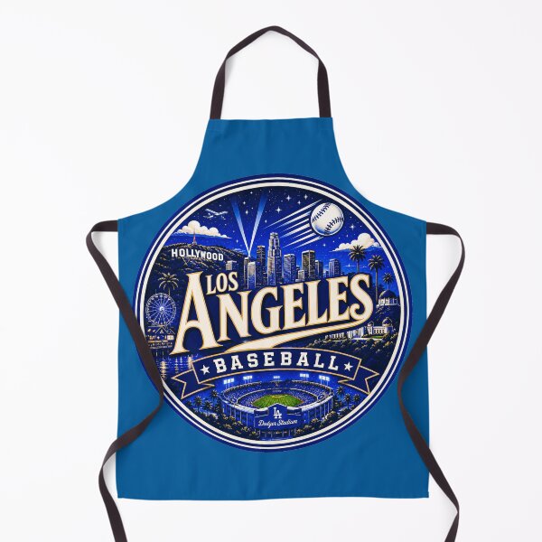 Item preview, Los Angeles Baseball Retro Serif Emblem designed and sold by TKOprintdesigns.
