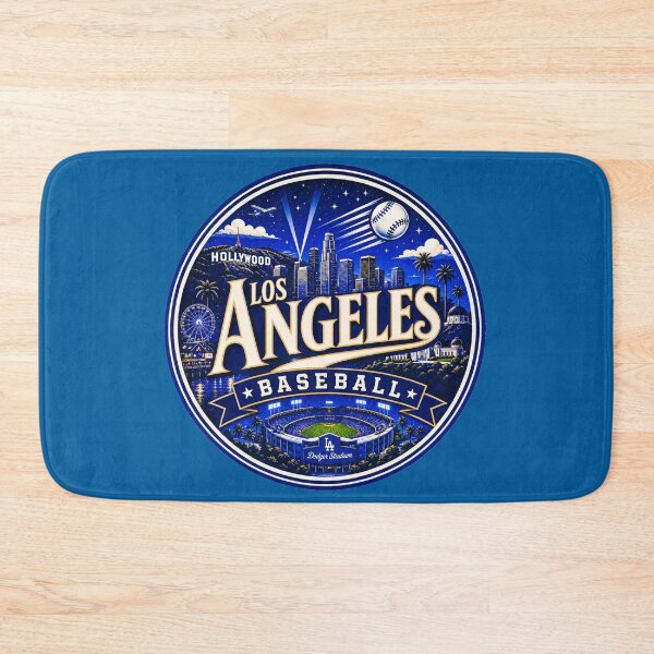 Item preview, Los Angeles Baseball Retro Serif Emblem designed and sold by TKOprintdesigns.
