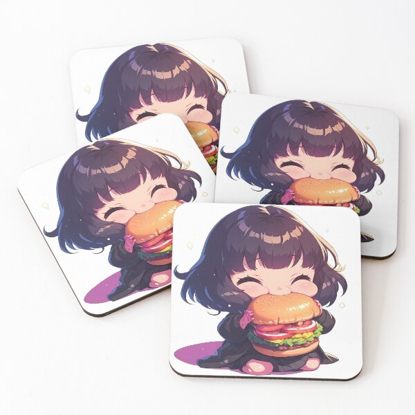 Item preview, Game Sae Niijima Persona 5 Chibi Kawaii Burger Anime Girl Cute Sparkle Joy designed and sold by earlobejerk.