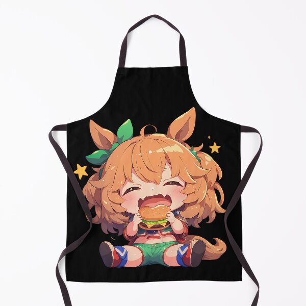 Item preview, Taiki Shuttle Uma Musume Pretty Derby Chibi Kawaii Burger Cheerful Anime Girl Joy designed and sold by earlobejerk.