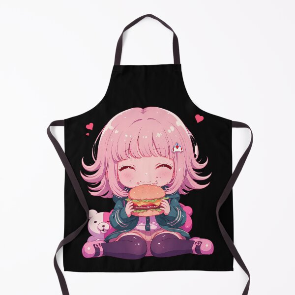 Item preview, Chiaki Nanami Danganronpa Chibi Burger Kawaii Gamer Mood designed and sold by earlobejerk.