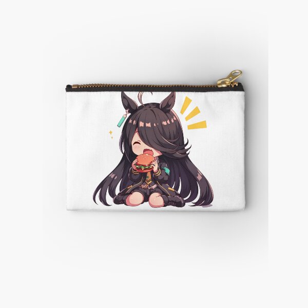 Item preview, Manhattan Cafe Uma Musume Pretty Derby Chibi Kawaii Burger Calm Anime Girl Snack designed and sold by earlobejerk.