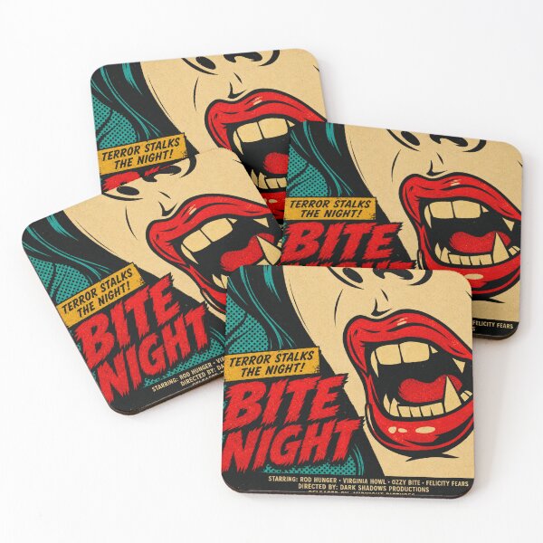Item preview, BITE NIGHT MOVIE POSTER designed and sold by Topher Gallo.