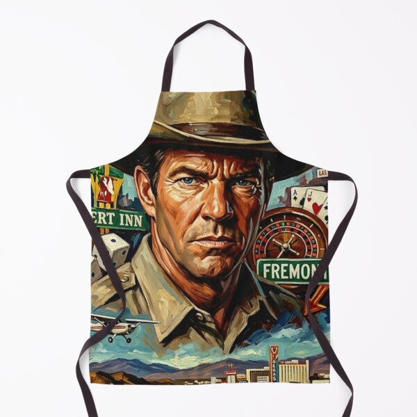 Item preview, Vegas Retro Crime Drama Cowboy Sheriff TV Series Art Poster designed and sold by Art's Diner.