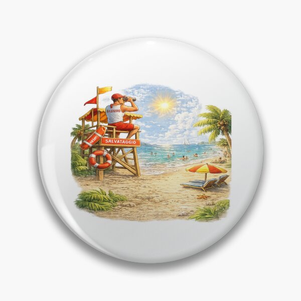 Item preview, Lifeguard Watching the Beach – Summer Rescue designed and sold by RipantinaFantasy .