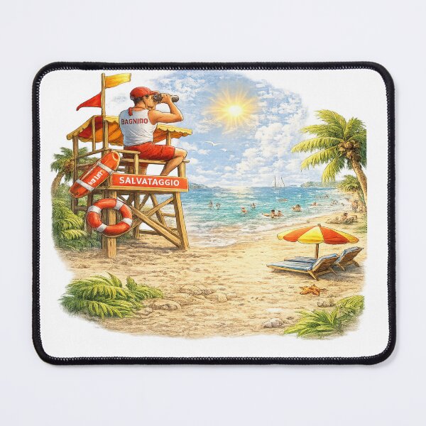 Item preview, Lifeguard Watching the Beach – Summer Rescue designed and sold by RipantinaFantasy .