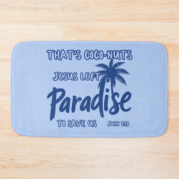 Item preview, That's Coconuts Jesus Loves and Saves John 3:16 Tropical Beach Summer Paradise Palm Tree designed and sold by Forevermore.