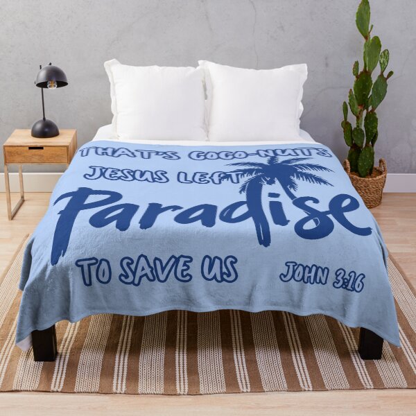 Item preview, That's Coconuts Jesus Loves and Saves John 3:16 Tropical Beach Summer Paradise Palm Tree designed and sold by Forevermore.