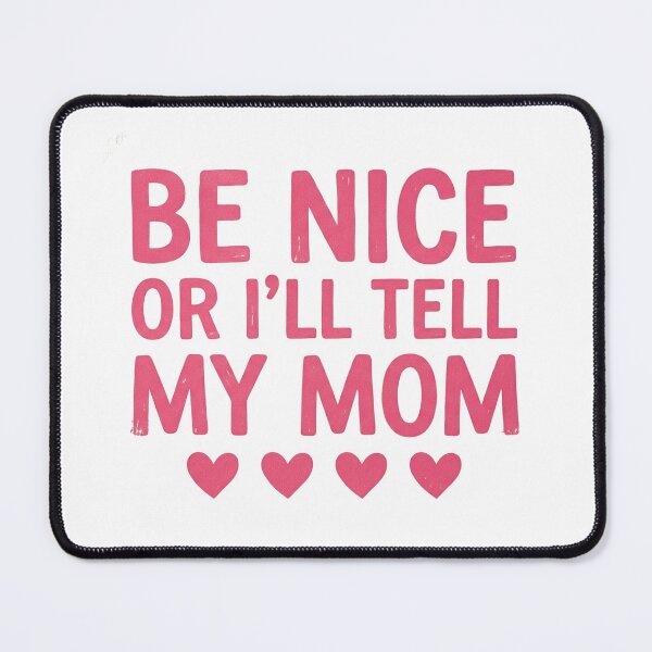 Item preview, Be Nice Or I'll Tell My Mom Shirt - Funny Retro Y2K Graphic Tee - Cute Pastel Pink Sassy Typography T-Shirt, Relatable Meme Gift designed and sold by ExaristSells.