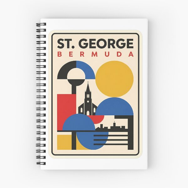 Item preview, St George Bermuda Geometric Abstract Travel Scene designed and sold by k3rstman1.