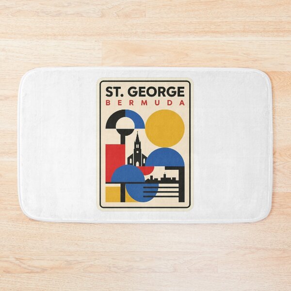 Item preview, St George Bermuda Geometric Abstract Travel Scene designed and sold by k3rstman1.