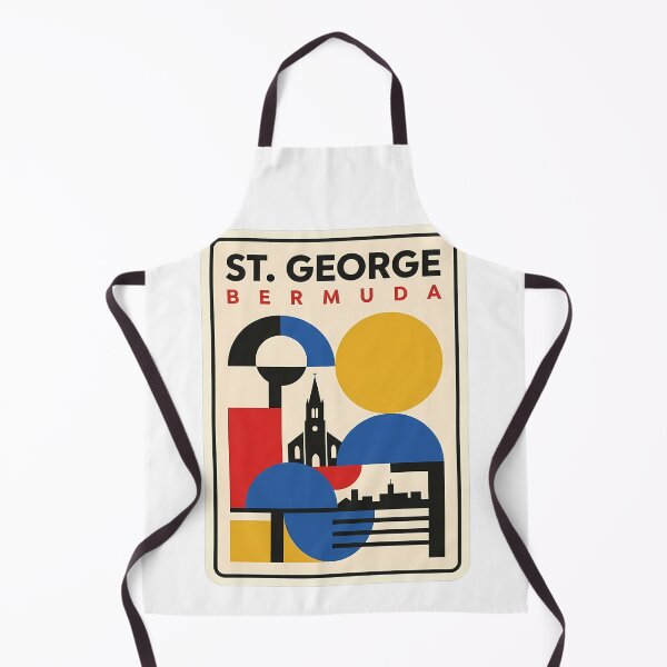Item preview, St George Bermuda Geometric Abstract Travel Scene designed and sold by k3rstman1.