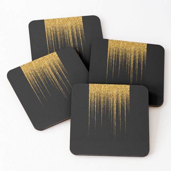Item preview, Luxury Gold Glitter Rain Cascading Strands designed and sold by SolutionsArt.