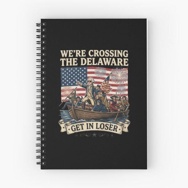Item preview, Get In Loser Were Crossing The Delaware, Vintage 4th Of July designed and sold by Dabbing Turtle Designs.