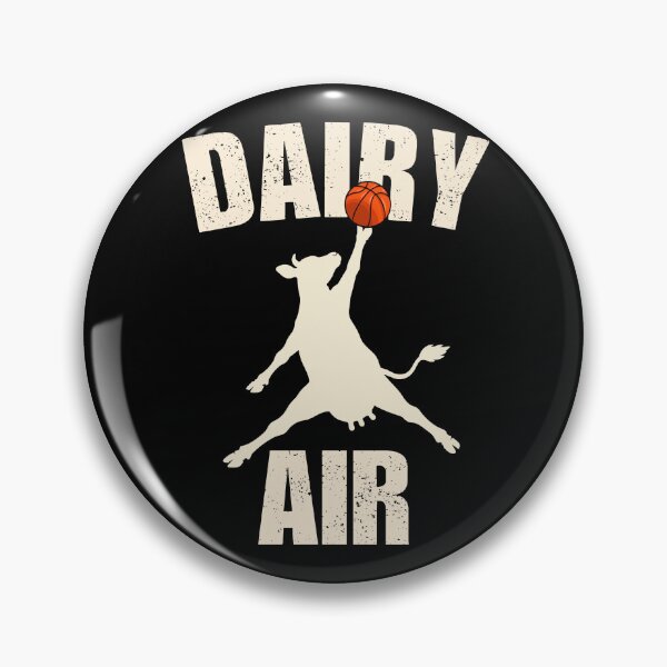 Item preview, Dairy Air Funny Basketball Cow Retro Sports designed and sold by KennyBartender.