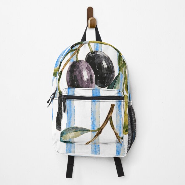 Item preview, Watercolor Olive Branch Mediterranean Food Design designed and sold by Retro Moon Studio.