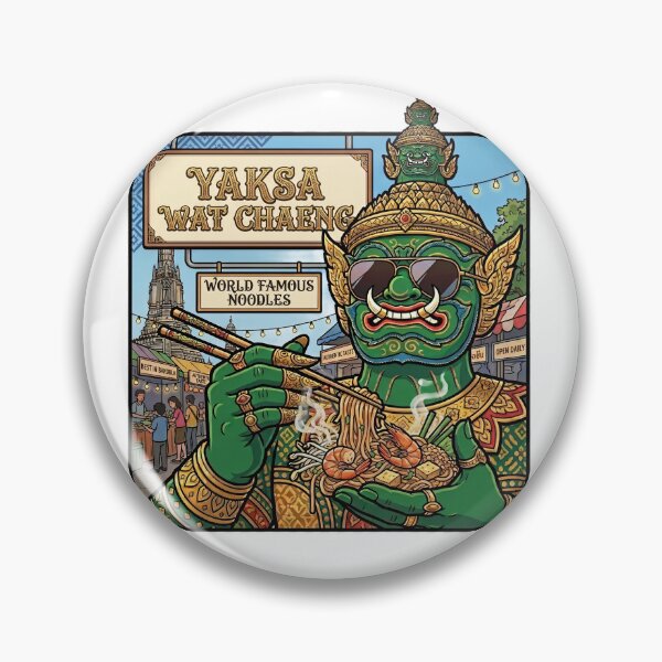Item preview, Yaksha Wat Chaeng Pad Thai Stall - Thai Street Food Giant designed and sold by SiamSuay Studio..