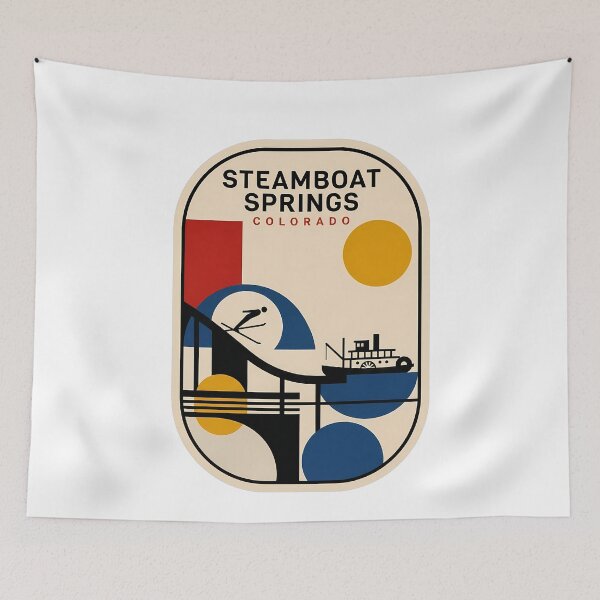 Item preview, Retro Steamboat Springs Colorado Ski Jumper Steamboat designed and sold by k3rstman1.