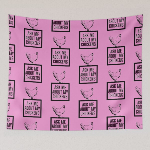 Item preview, Ask me about my chickens! designed and sold by Crushonnature.