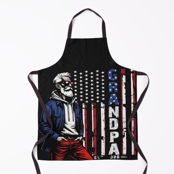 Item preview, Stylish Bearded Grandpa Patriotic Graphic designed and sold by Tsugraf Designs.