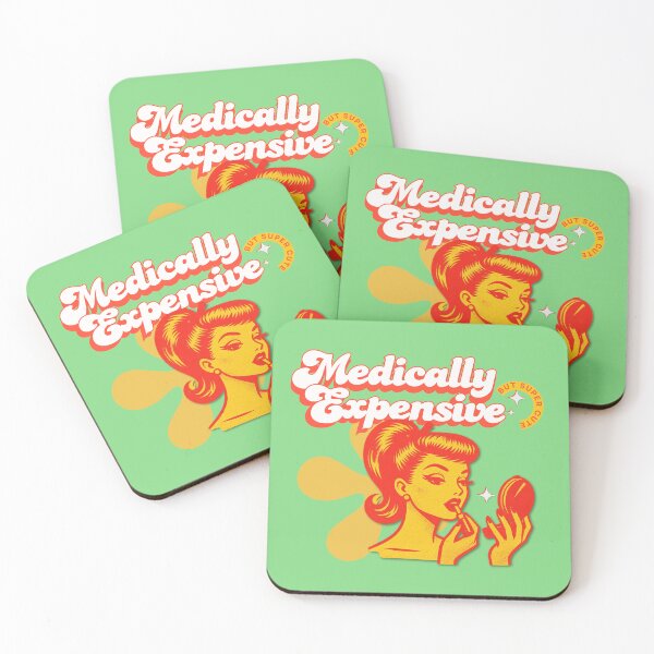 Item preview, Medically Expensive But Super Cute Retro Glam Pop Art designed and sold by pulse_retail.
