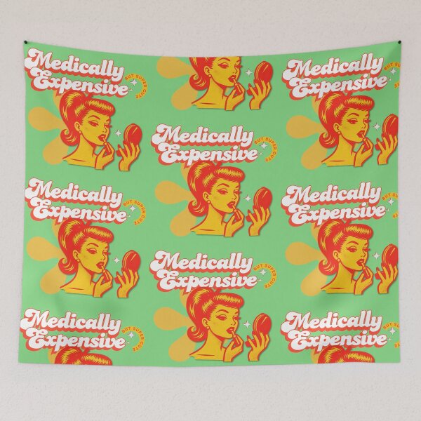 Item preview, Medically Expensive But Super Cute Retro Glam Pop Art designed and sold by pulse_retail.