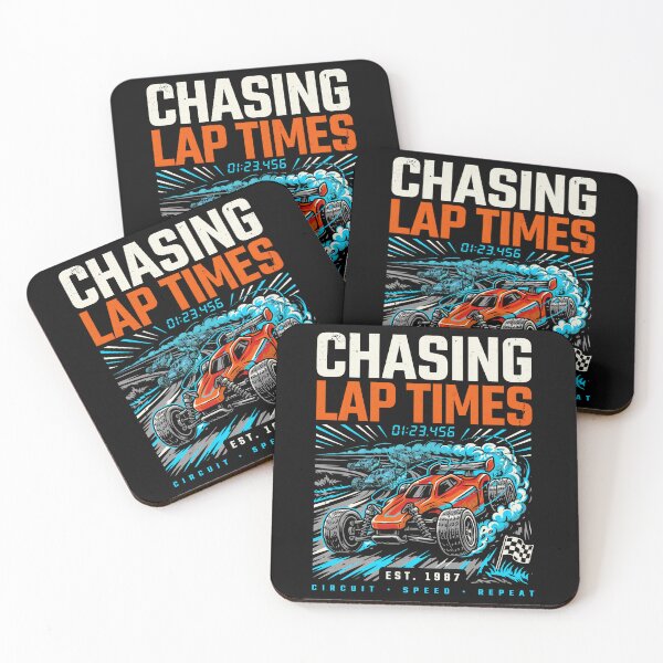 Item preview, Chasing Lap Times - RC Racing Vintage Retro designed and sold by No Excuses Supply.