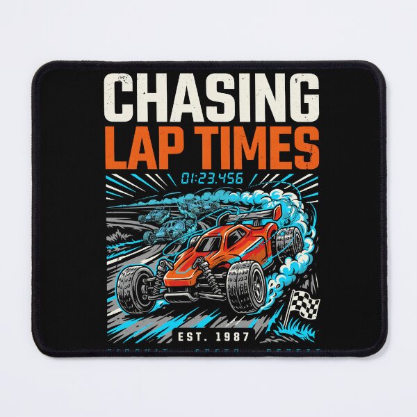 Item preview, Chasing Lap Times - RC Racing Vintage Retro designed and sold by No Excuses Supply.