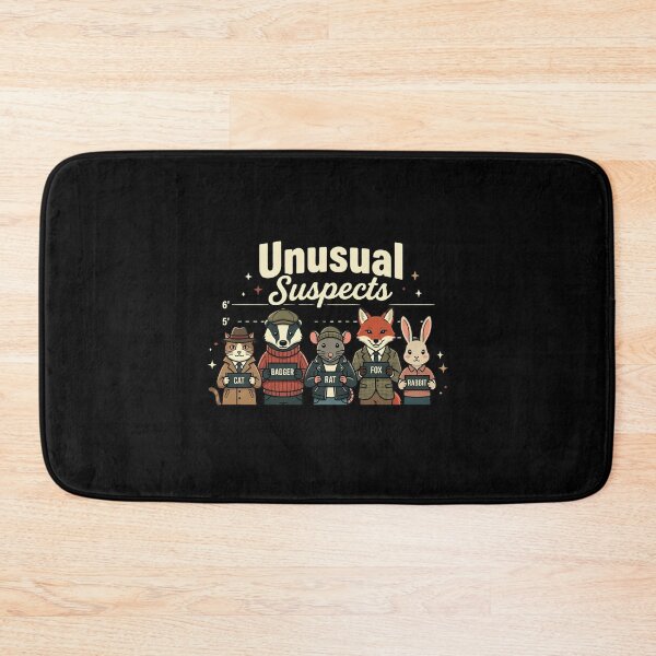 Item preview, Unusual Suspects Funny Animal Lineup Mystery Parody Wildlife Humor designed and sold by Cree8if.