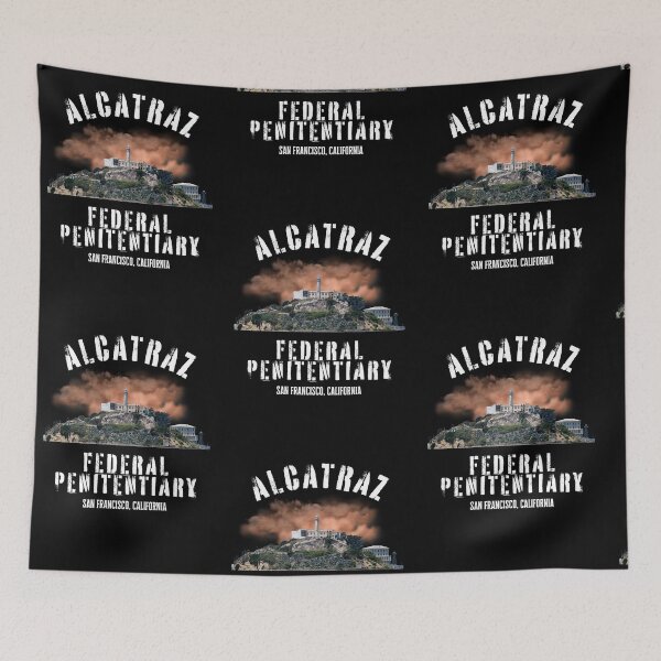 Item preview, Alcatraz Federal Penitentiary (San Francisco, California) Hero Graphic designed and sold by GhostlyWorld.
