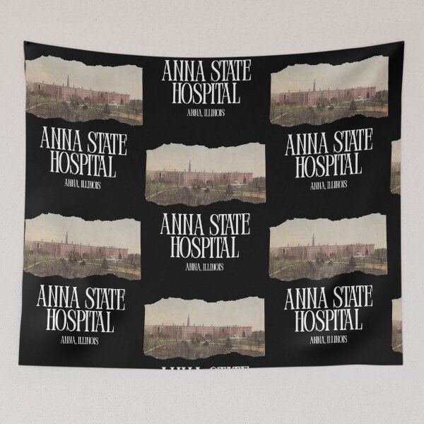 Item preview, Anna State Hospital (Anna, Illinois) Hero Graphic designed and sold by GhostlyWorld.