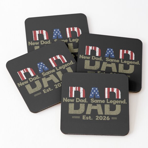 Item preview, New Dad Est 2026 Textured Parent Graphic designed and sold by Tsugraf Designs.