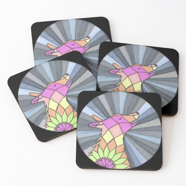 Item preview, Wally The Wolf - Hand Drawn Mandala Mammal designed and sold by AJPrettyObscene.