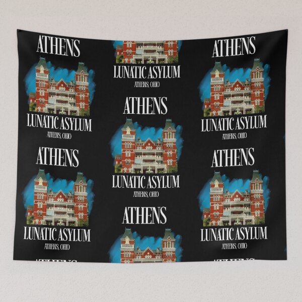 Item preview, Athens Lunatic Asylum (Athens, Ohio) Hero Graphic designed and sold by GhostlyWorld.