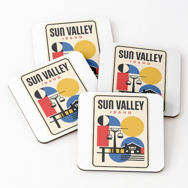 Item preview, Sun Valley Idaho Retro Geometric Ski Scene designed and sold by k3rstman1.