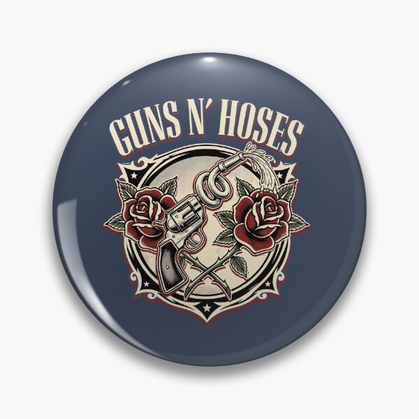 Item preview, Guns N' Hoses — Funny Rock Parody Vintage Design designed and sold by Planet Utoppia.
