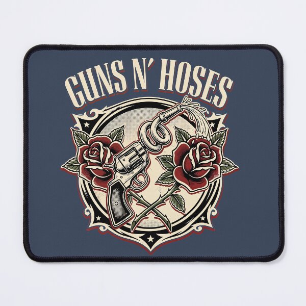 Item preview, Guns N' Hoses — Funny Rock Parody Vintage Design designed and sold by Planet Utoppia.