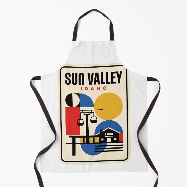 Item preview, Sun Valley Idaho Retro Geometric Ski Scene designed and sold by k3rstman1.