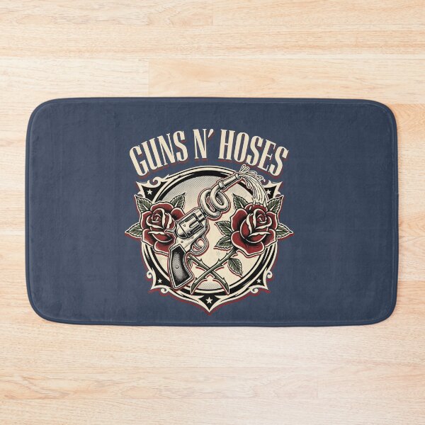 Item preview, Guns N' Hoses — Funny Rock Parody Vintage Design designed and sold by Planet Utoppia.