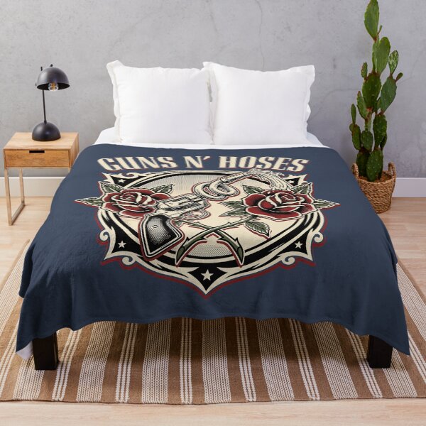 Item preview, Guns N' Hoses — Funny Rock Parody Vintage Design designed and sold by Planet Utoppia.