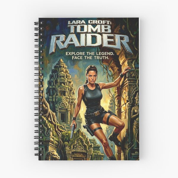 Item preview, Lara Croft Tomb Raider Retro Action Movie Art Poster designed and sold by Art's Diner.