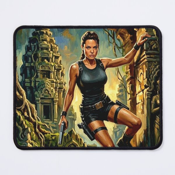 Item preview, Lara Croft Tomb Raider Retro Action Movie Art Poster designed and sold by Art's Diner.