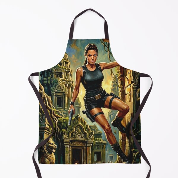 Item preview, Lara Croft Tomb Raider Retro Action Movie Art Poster designed and sold by Art's Diner.